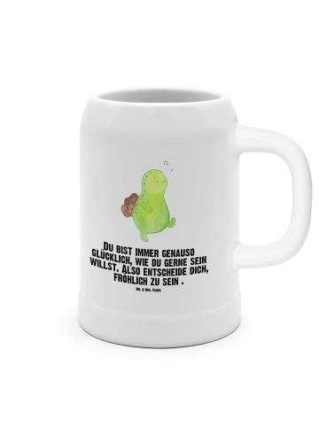 Mr. & Mrs. Panda Krug Schildkröte Pfeifen mit Spruch in Weiß