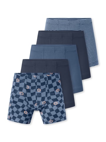 Schiesser Trunk 955 Multi in blau-weiß gestreift, dunkelblau