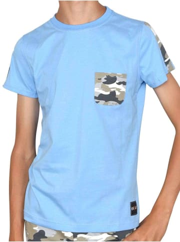 BEZLIT T-Shirt in Hellblau - Camouflage