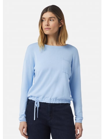 comma Strickpullover langarm in Blau
