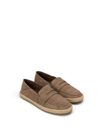 Marc O'Polo Pennyloafer-Espadrilles Model Jerry in dark taupe