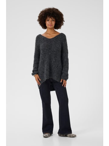 CULTURE Strickpullover CUbrava Oversize fit in Phantom Melange