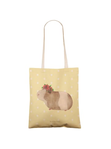Mr. & Mrs. Panda taschen shopper Meerschweinchen Weisheit ohne S... in Gelb Pastell