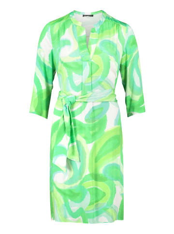 Betty Barclay Blusenkleid mit Gürtel in Cream/Green