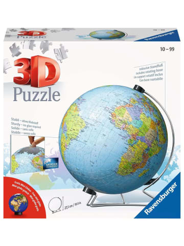 Ravensburger Konstruktionsspiel Puzzle 540 Teile 3D Puzzle - Globus in deutscher Sprache 10-99 Jahre in bunt
