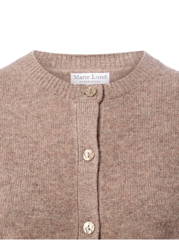 Marie Lund Strickjacke in braun - 0003