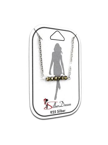 SilberDream Fußkette Silber 925 Sterling Silber ca. 25cm + 3cm Verlängerung Pyrit-Perlen