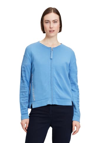 Betty Barclay Strick-Cardigan mit Strickdetails in Ocean Blue