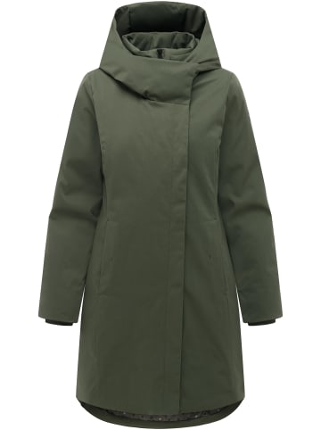 ragwear Wintermantel Pavleen Y in Dark Olive