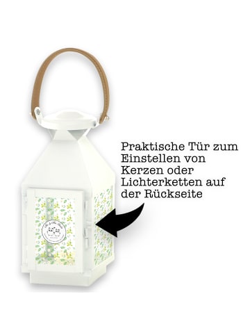 Mr. & Mrs. Panda Deko Laterne Einhorn Radfahrer ohne Spruch in Transparent