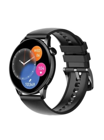 Maxcom Vanad Pro Maxcom Wellness Plus Smartwatch Schwarz in Schwarz