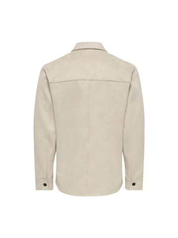 Only&Sons Langarmhemd in Silver Lining