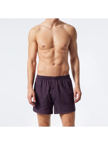 Schiesser Webboxershorts 2er Pack in Rot Gestreift