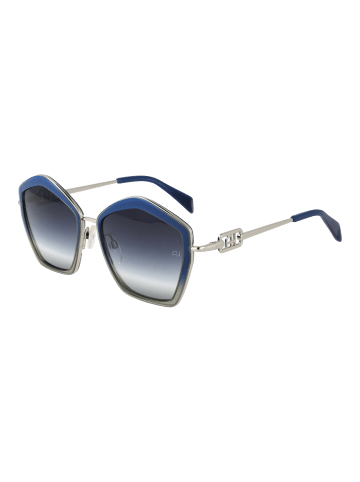 Ana Hickmann Frauen Sonnenbrille Geometrisch Blau