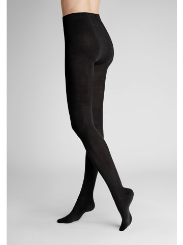 Hudson Strickstrumpfhose Relax Montana Comfort Size wärmend in Black