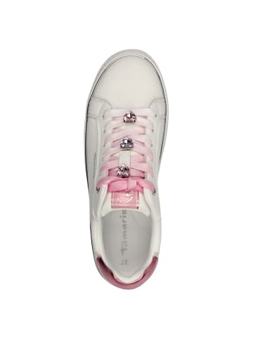 Tamaris Sneaker in WHITE/PINK