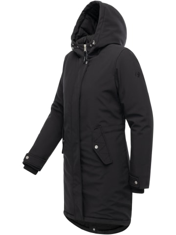 ragwear Softshellmantel Itiga in Black