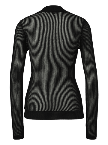 comma Strickpullover langarm in Schwarz