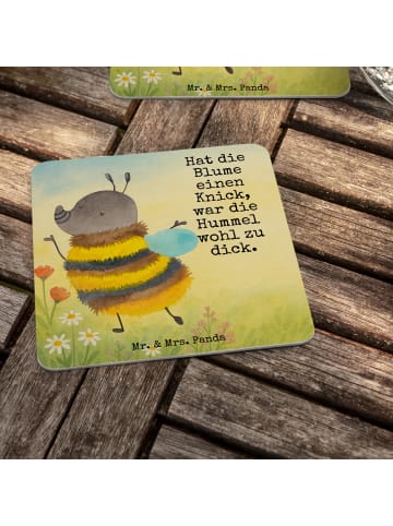 Mr. & Mrs. Panda Tischuntersetzer Hummel flauschig Design mit Sp... in Weiß