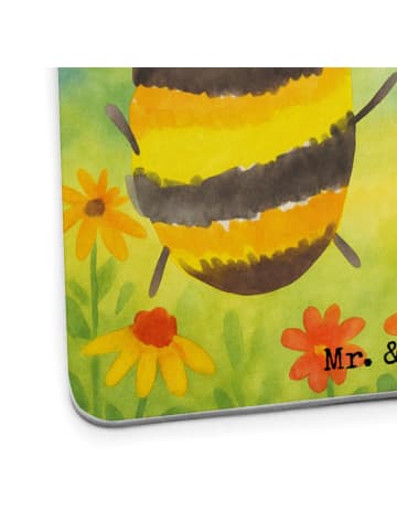 Mr. & Mrs. Panda Tischuntersetzer Biene Happy Design mit Spruch in Weiß