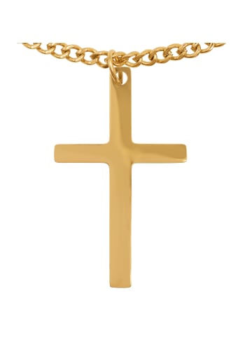 Steel_Art Halskette mit Kreuz Frauen Lilith goldfarben in goldfarben