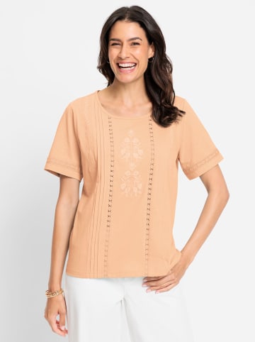 WITT WEIDEN Kurzarm-Shirt in apricot