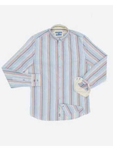 COLOURS & SONS Langarm Freizeithemd für Herren in unifarben in uni