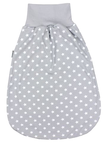 TupTam Baby Strampelsack mit breitem Bund Unwattiert in grau