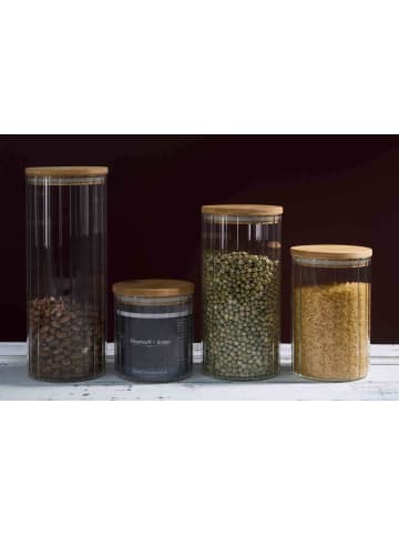 Ritzenhoff & Breker 4er Set Vorratsgläser Linea 900 ml transparent in transparent