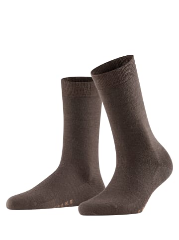 Falke Socken Softmerino in Dark brown