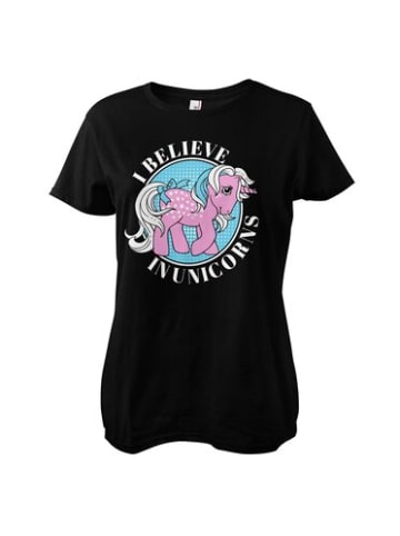 My Little Pony Shirt "I Believe In Unicorns Girly Tee" in Schwarz