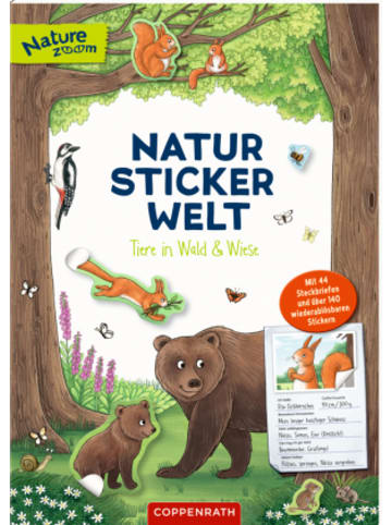 Coppenrath Buch - Natur-Stickerwelt: Tiere in Wald und Wiese