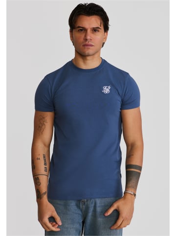 SikSilk T-Shirt in dark blue