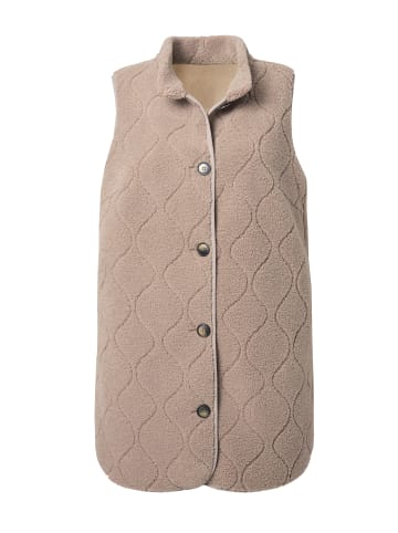 Ulla Popken Weste in taupe