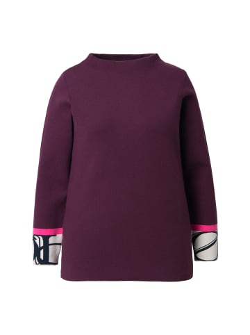 LAURASØN Pullover in traubenrot