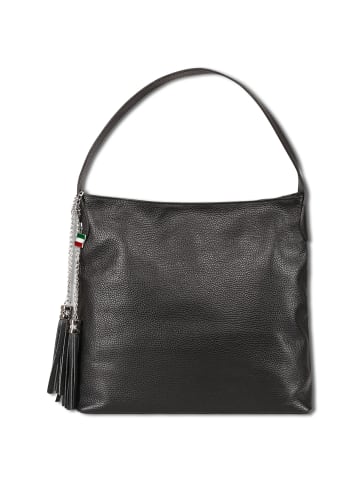 Florence Florence Schultertasche Leder schwarz ca. 40cm