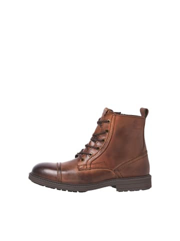 Jack & Jones Stiefel in Cognac
