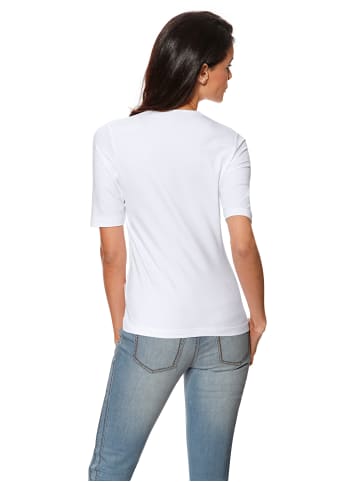 Heine V-Shirt in weiß