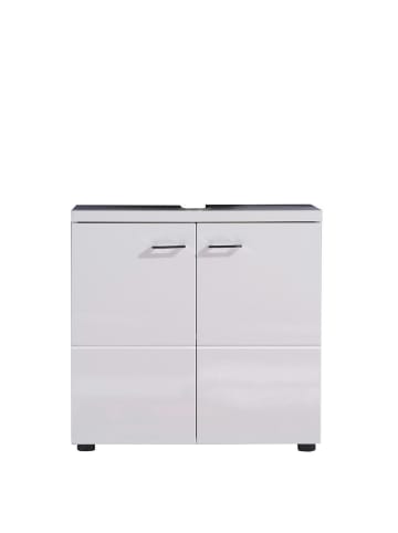 ebuy24 Waschbeckenunterschrank Nightlife Weiß 65 x 35 cm