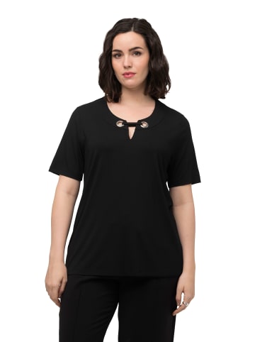 Ulla Popken Shirt in schwarz