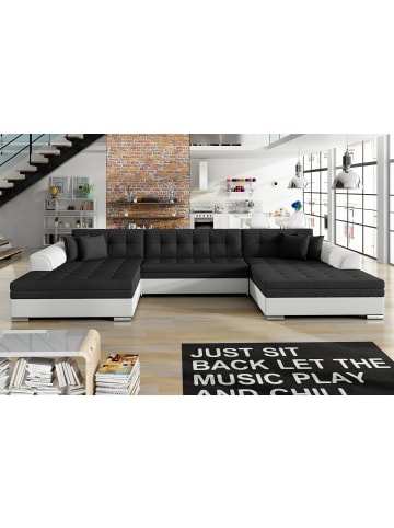 MF Design Wohnlandschaft Venti in Kunstleder Grau in Grau -  (L) 355 x (B) 355 x (H) 80 cm