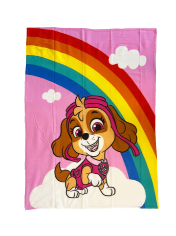 Paw Patrol Decke Skye Fleecedecke 130 x 170 cm in Rosa