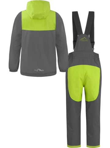 Normani Outdoor Sports Kinder WinterSet Thermohose und Windbreaker in Grau