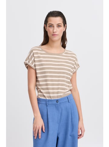 b. young T-Shirt kurzarm BYPAMILA Regular fit in Roasted Cashew Mix