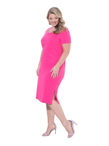 MIAMODA Midikleid in hibiskuspink