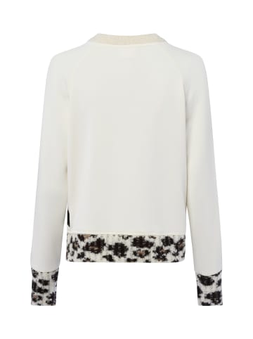 MARC CAIN SPORTS Sweatshirt in ecru mehrfarbig