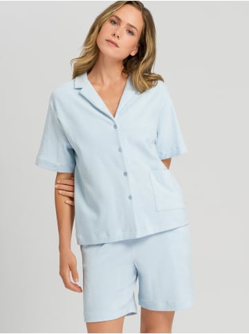 Hanro T-Shirt Sleep & Lounge in misty blue