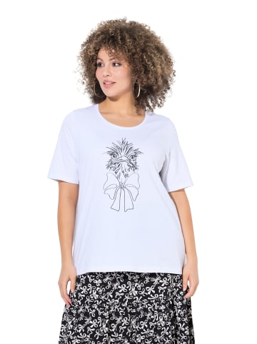 Ulla Popken Shirt in schneeweiß