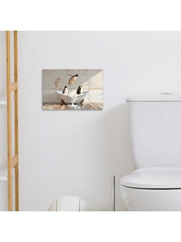 MuchoWow Leinwand bilder Pinguine (BxH)