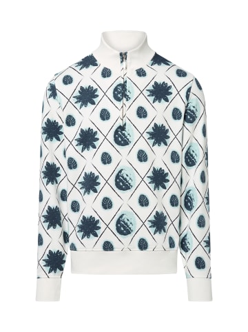 Nils Sundström Sweatshirt in ecru mehrfarbig